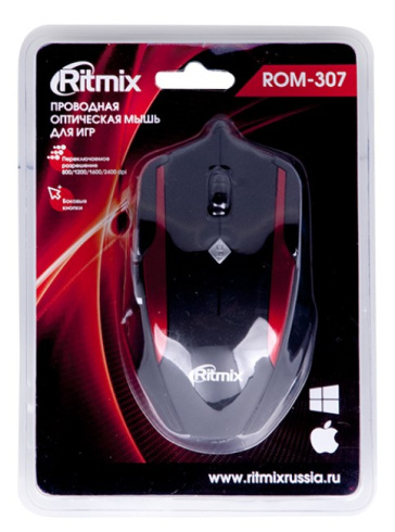 Ritmix ROM-307 черно-красный фото 4