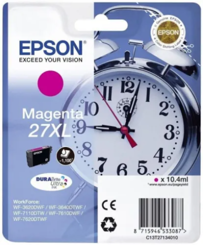 Epson 27XL пурпурный фото 2