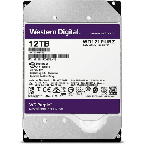 Western Digital Purple 12TB фото 1
