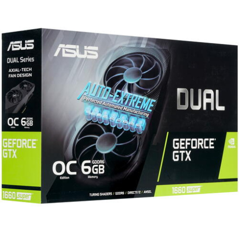 Asus GeForce GTX1660 Super Dual OC Evo 6Gb фото 5