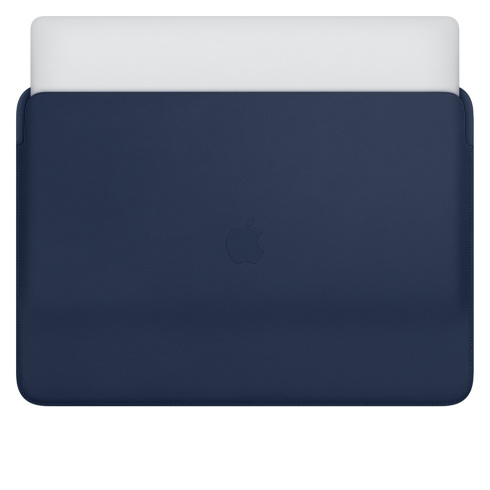 Apple Leather Sleeve для MacBook Pro 16″ темно-синий фото 3