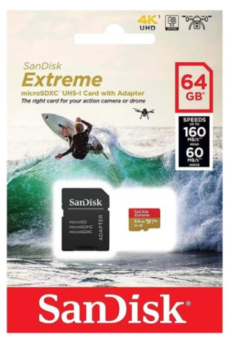 SanDisk Extreme microSDXC 64 Gb фото 3