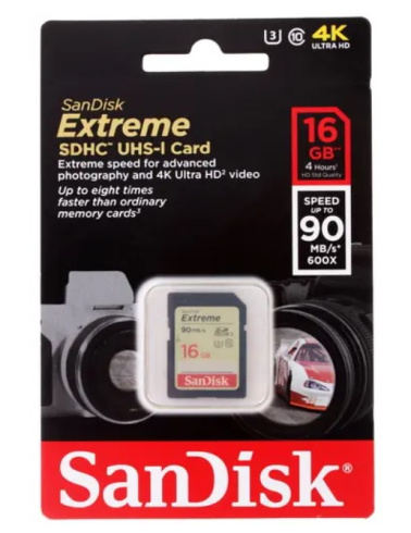 SanDisk Extreme SDHC 16Gb фото 2