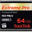 SanDisk Extreme Pro CompactFlash 64 Gb фото 1