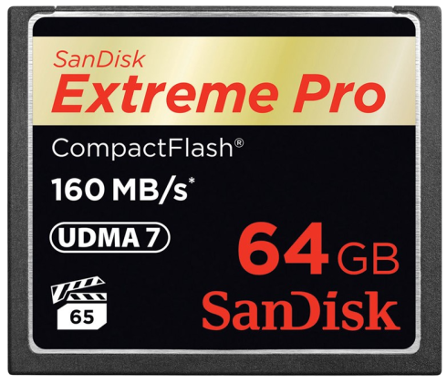 SanDisk Extreme Pro CompactFlash 64 Gb фото 1