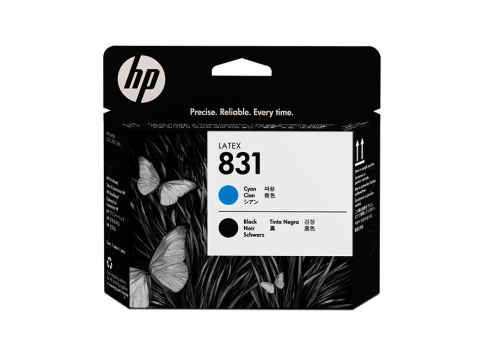 HP 831 черный и голубой фото 1