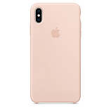 Apple Silicone Case для iPhone XS Max розовый песок