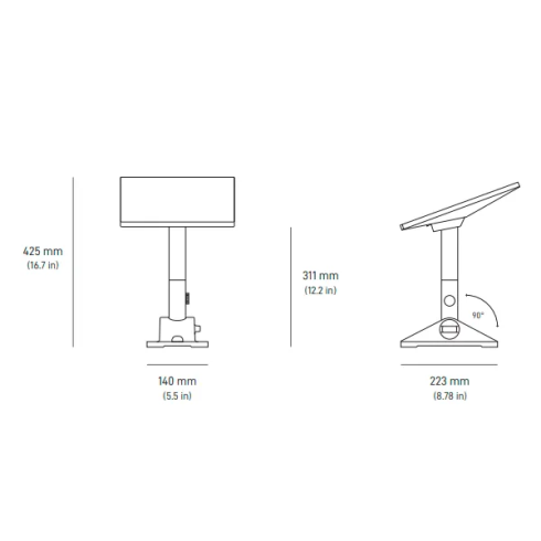 поворотное для Starlink Mini Pivot Mount фото 2