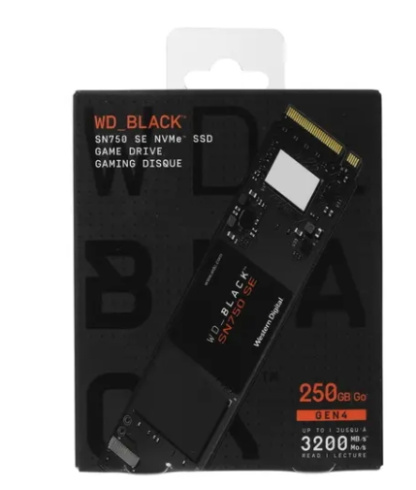 Western Digital Black SN750 SE 250GB фото 3