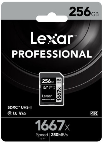 Lexar Professional 1667x 256GB фото 2