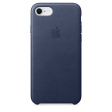 Apple Leather Case для iPhone 8 / 7 темно-синий фото 1