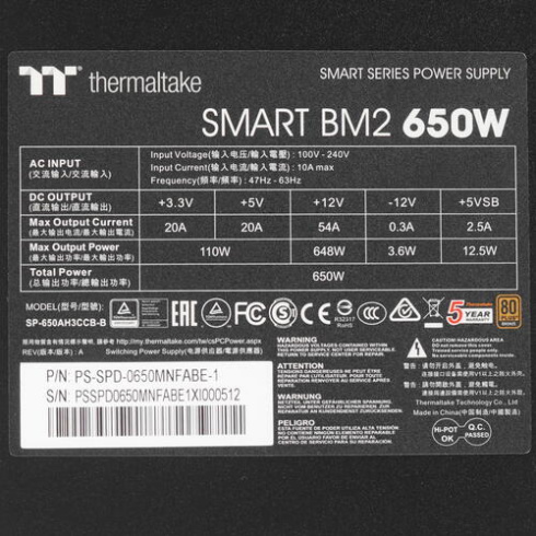 Thermaltake Smart BM2 650W фото 2