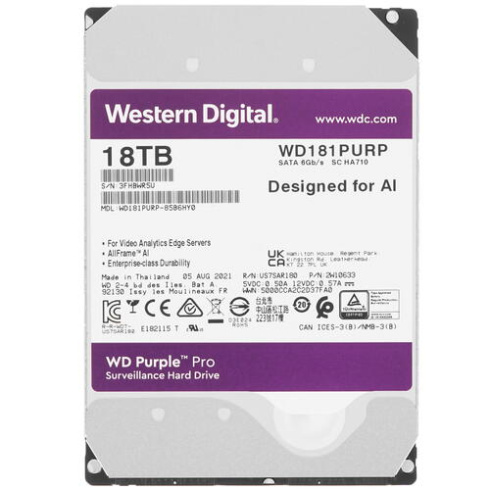 Western Digital Purple Pro 18TB фото 1