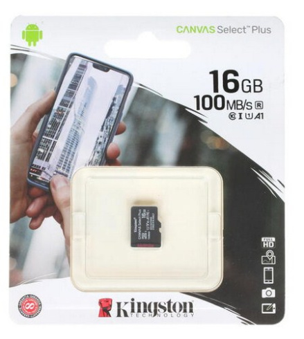Kingston Canvas Select Plus microSDHC 16GB фото 2
