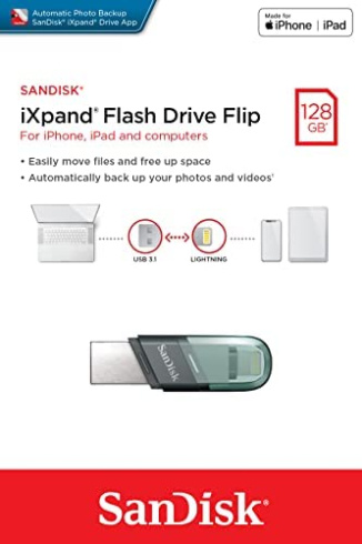 SanDisk iXpand Flash Drive Flip 128ГБ фото 4