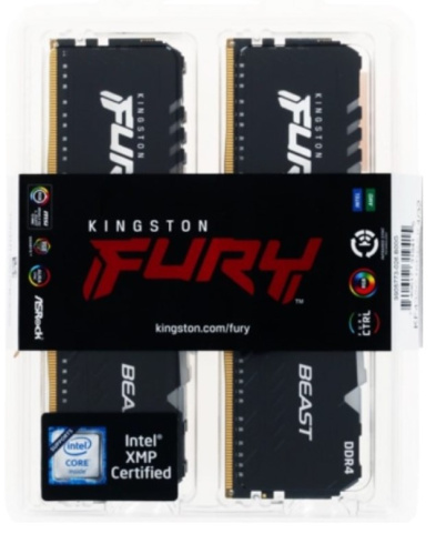Kingston Fury Beast RGB 4x8gb фото 4