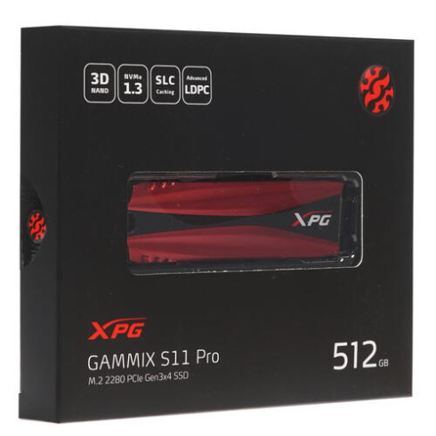 A-Data XPG GAMMIX S11 Pro AGAMMIXS11P-512GT-C 512GB фото 4