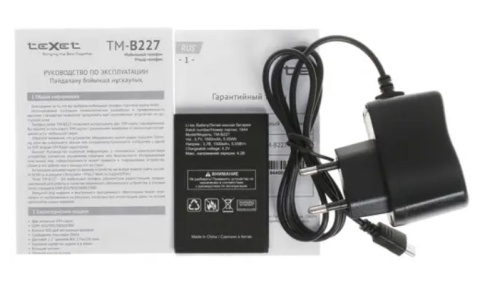 Texet TM-B227 синий фото 5