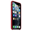 Apple Leather Case для iPhone 11 Pro Max красный фото 2