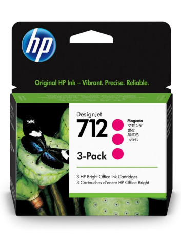 HP Europe DesignJet 3-Pack пурпурный фото 1