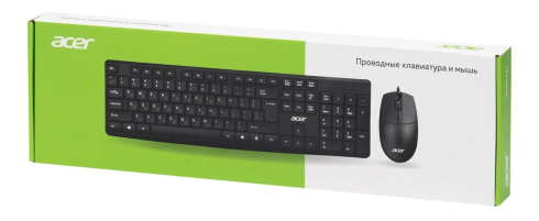Acer OMW141 клав:черный мышь:черный USB фото 14