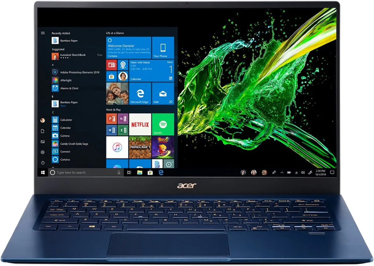 美品Acer14型ノートPC Swift 5 SF514-54T-F58Y/BF-