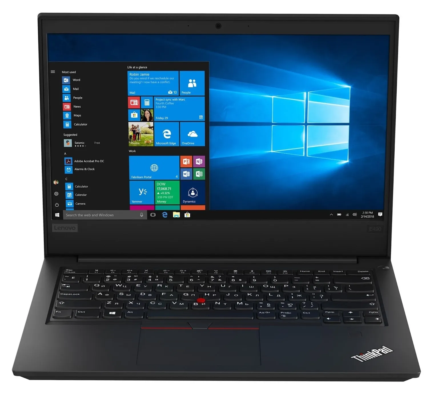 Ноутбук бизнес-класса Lenovo ThinkPad E590 15.6