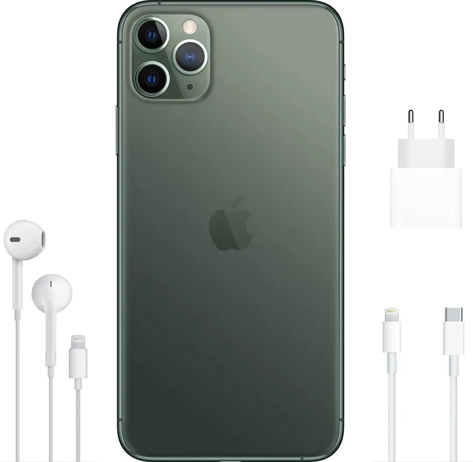 Смартфон Apple iPhone 11 Pro Max 64 ГБ темно-зеленый - цена, купить на  nout.kz