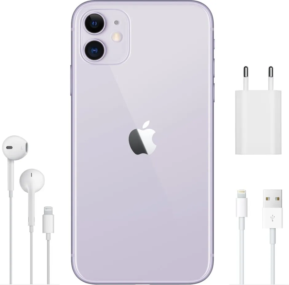 Смартфон Apple iPhone 11 128 ГБ фиолетовый - цена, купить на nout.kz