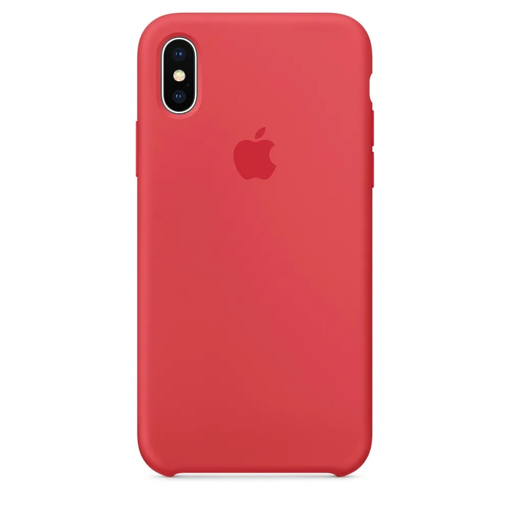 Чехол для смартфона Apple Silicone Case для iPhone X спелая малина - цена,  купить на nout.kz