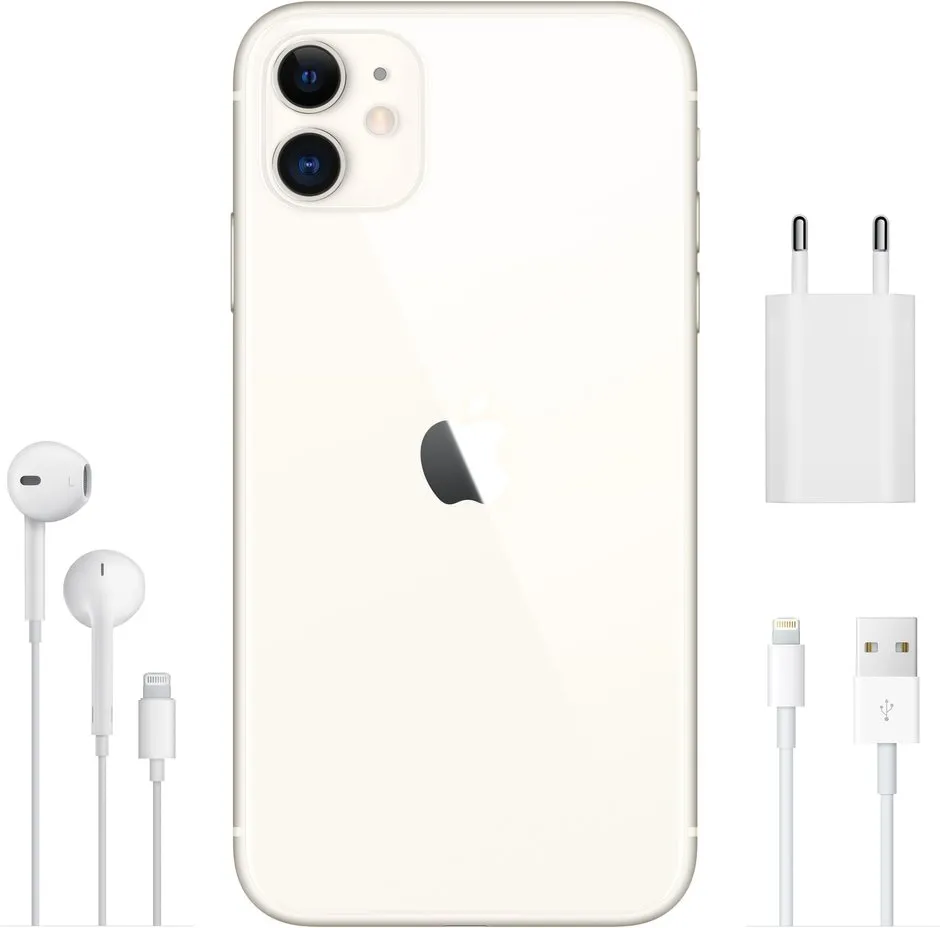 Смартфон Apple iPhone 11 256 ГБ белый - цена, купить на nout.kz