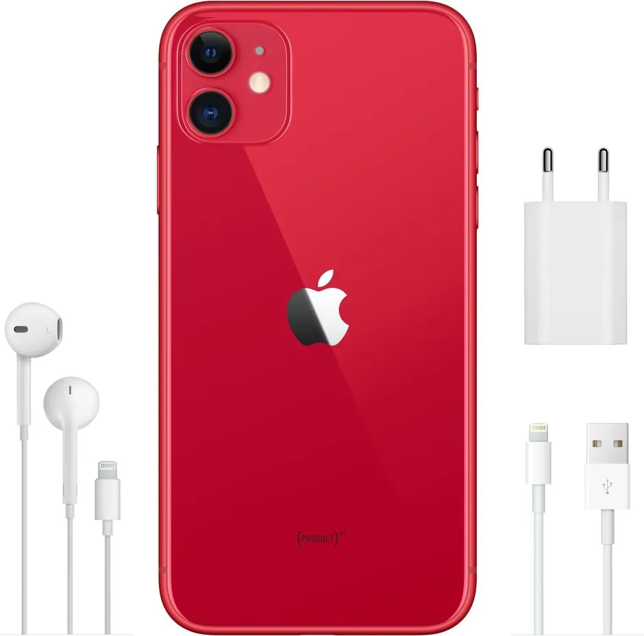 Смартфон Apple iPhone 11 64 ГБ красный - цена, купить на nout.kz